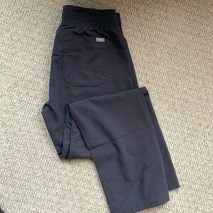 Figs Livingston straight leg dark gray pants